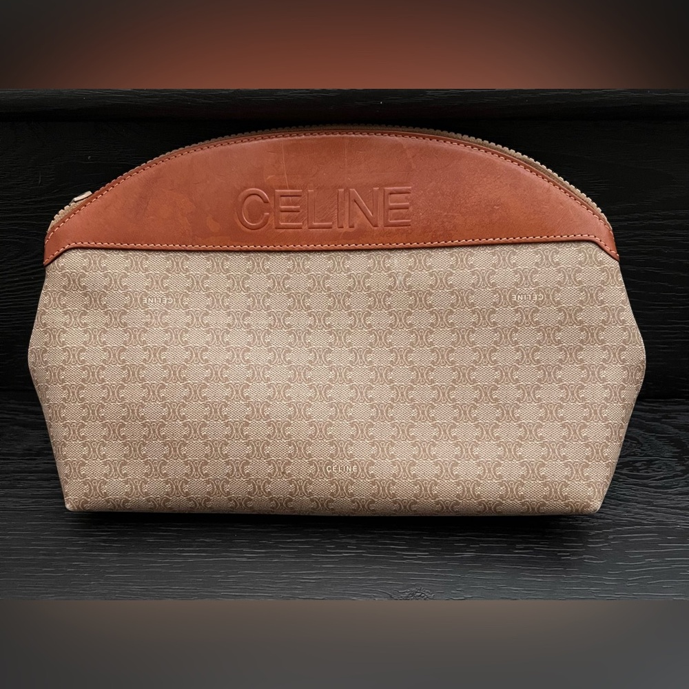 CELINE Vintage Clutch Toiletries Pouch